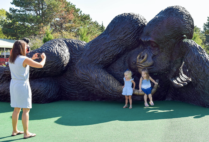 Gorilla sculpture