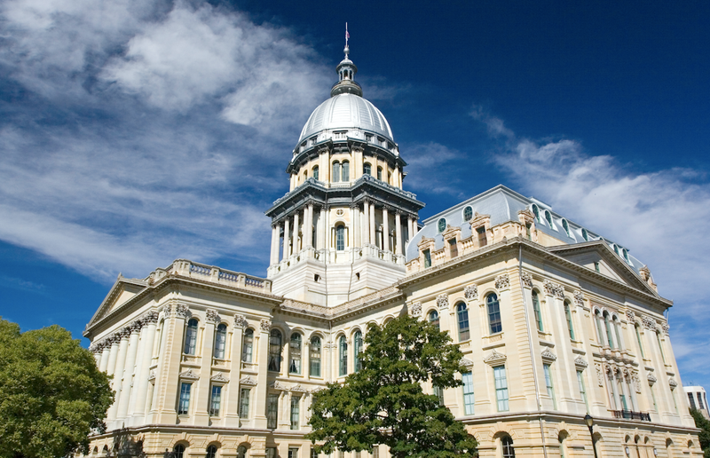the Statehouse in Springfield  