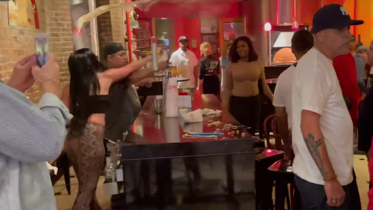 VIDEO: Women brawl, hurl drinks at Feast of San Gennaro fight