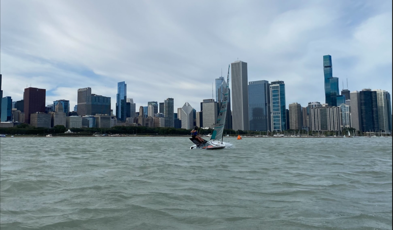 Sailing pros help young aspirants learn the ropes on Lake Michigan
