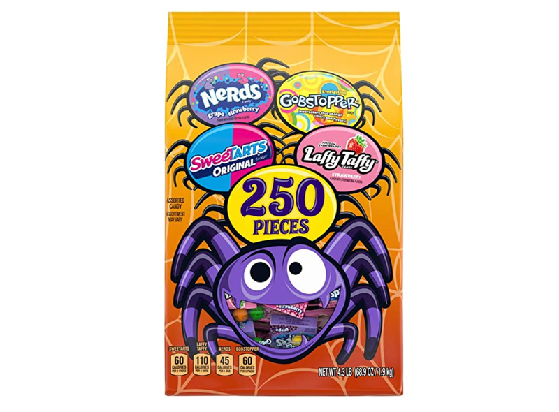 Nerds, SweeTARTS, Gobstopper and Laffy Taffy Variety Bag, 250 count