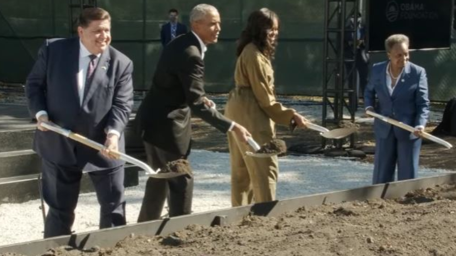 Obama promises Jackson Park will become a place 'to connect and to learn'