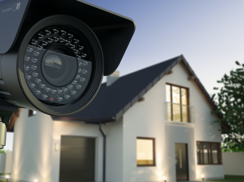 camera outside a home
