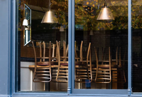 closed restaurant interior