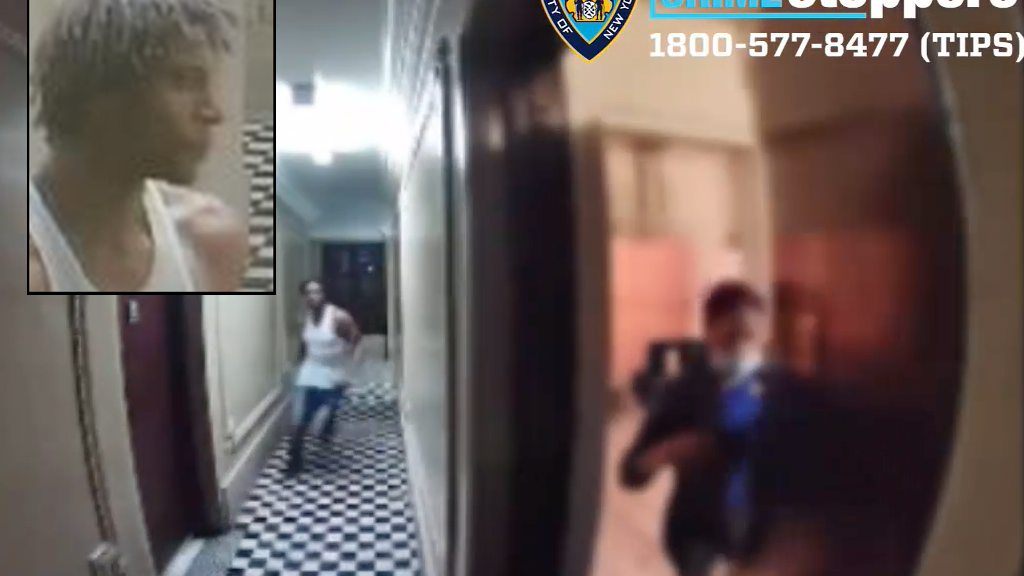 VIDEO: NYC woman slams apartment door in would-be burglar's face