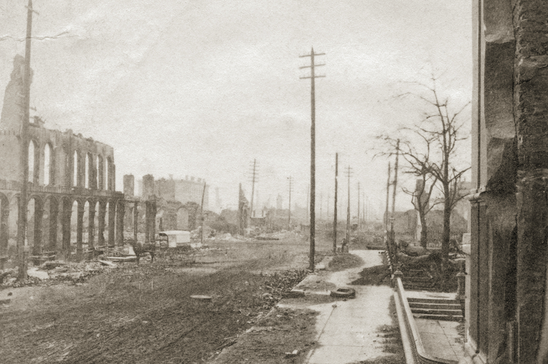 Great Chicago Fire aftermath