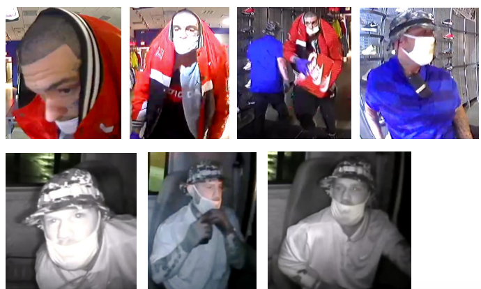 Suspects in Dollar Tree and Foot Locker robberies