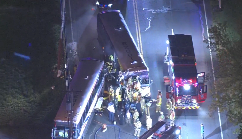 Several injured in Winslow Township bus crash