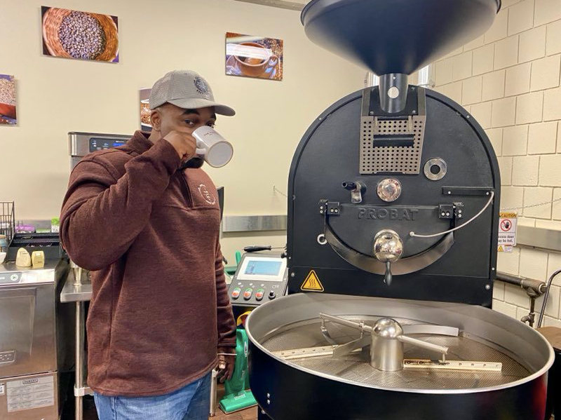Cop turned coffee roaster Michael Jones