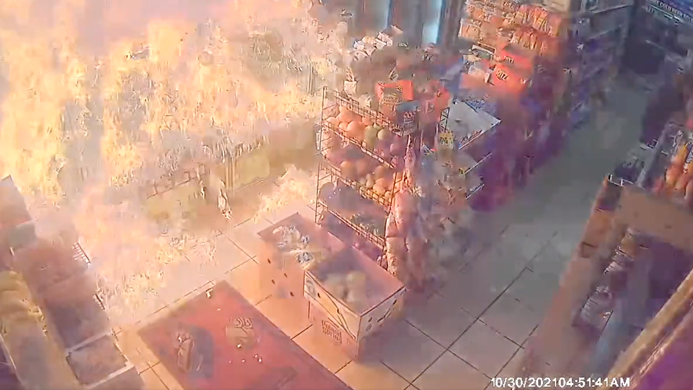 VIDEO: Dramatic footage shows Brooklyn deli customer attacking workers with molotov cocktails