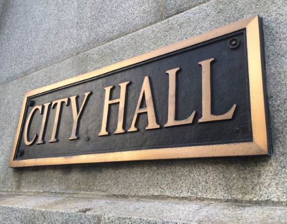 City Hall sign