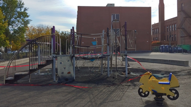 Chicago alderman: Burned school playground will be rebuilt
