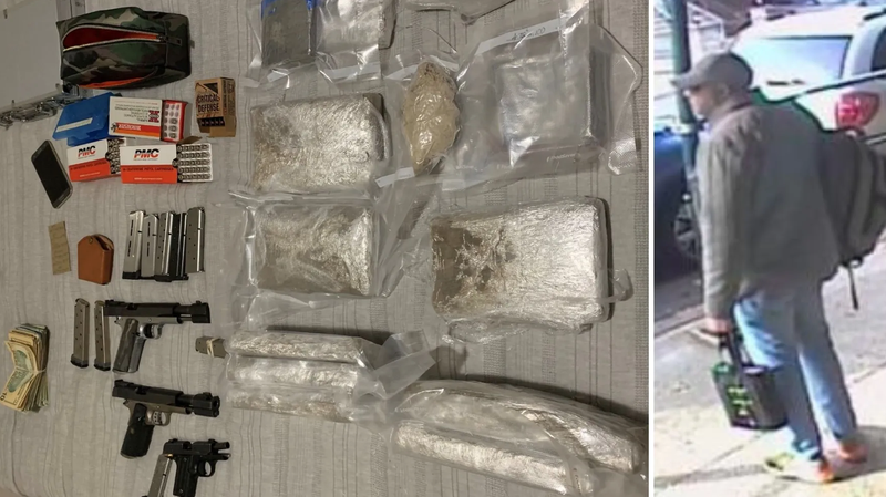Drugs, gun seized in the Bx