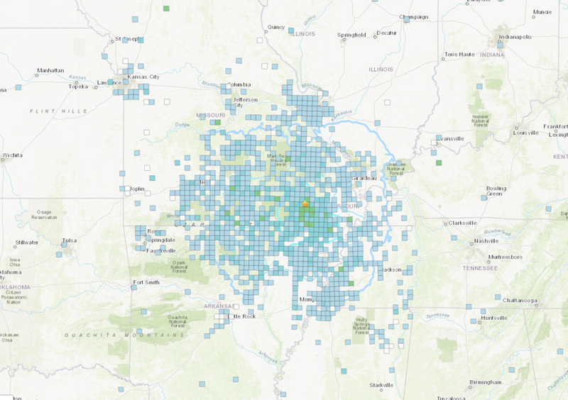 Missouri earthquake