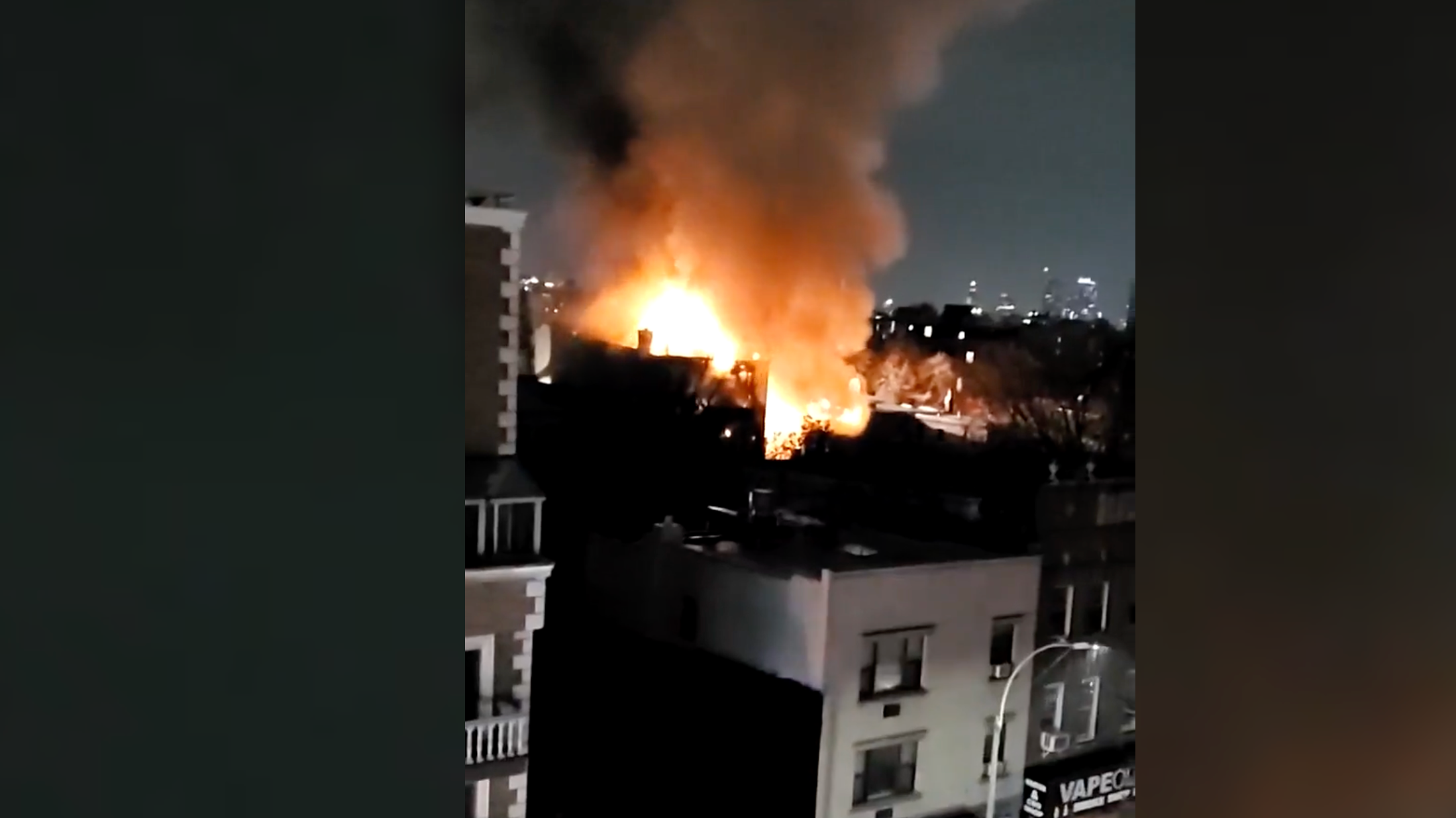 6 firefighters hurt, 12 residents left without homes after 4-alarm fire in Williamsburg
