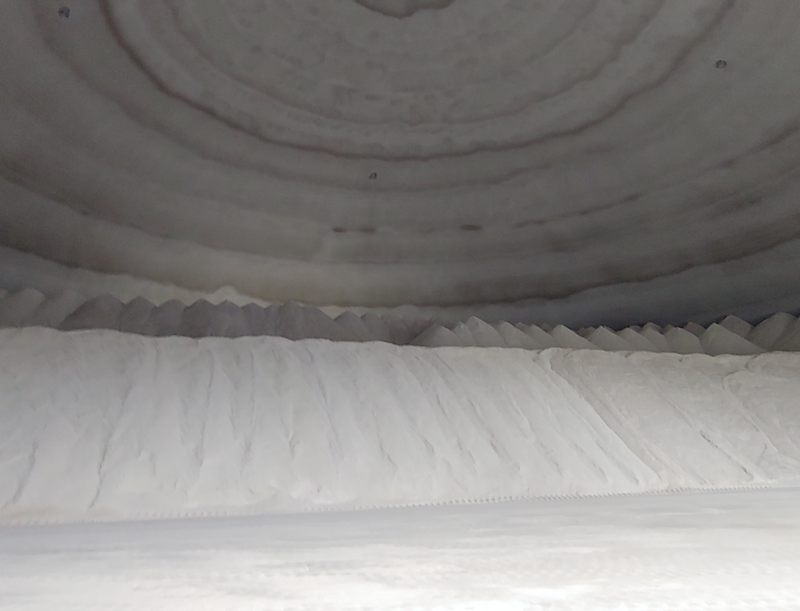 Salt stockpile 