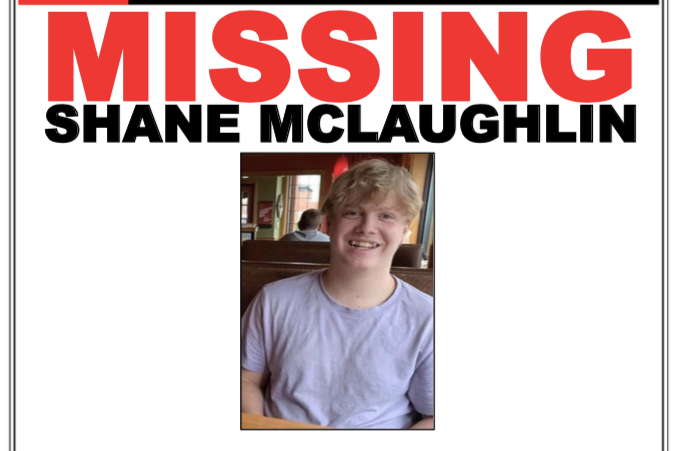 Shane McLaughlin missing poster