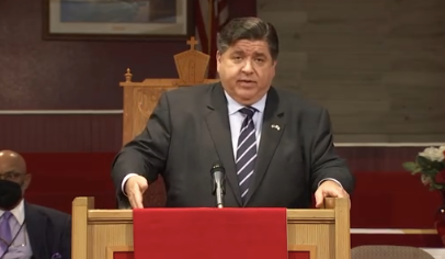 JB Pritzker at public event