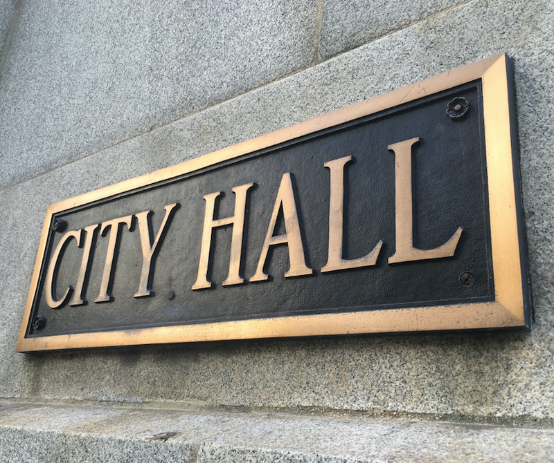 City Hall plaque