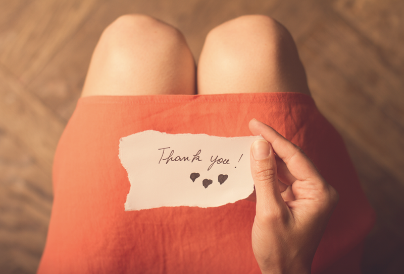 thank you note