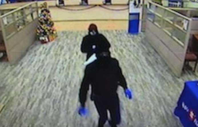 bank robbery surveillance photo