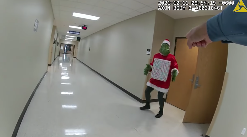 Grinch arrest