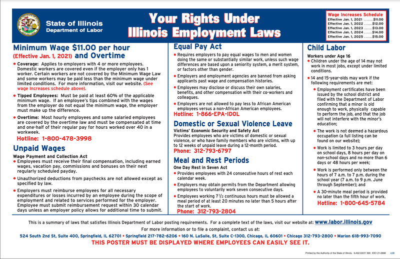 Your Rights Under Illinois Employment Laws