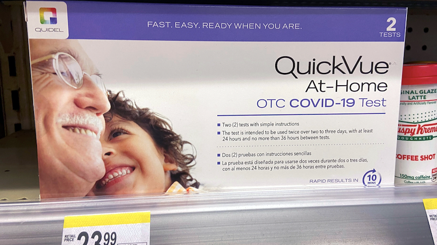 Over-the-counter COVID tests are getting scarce