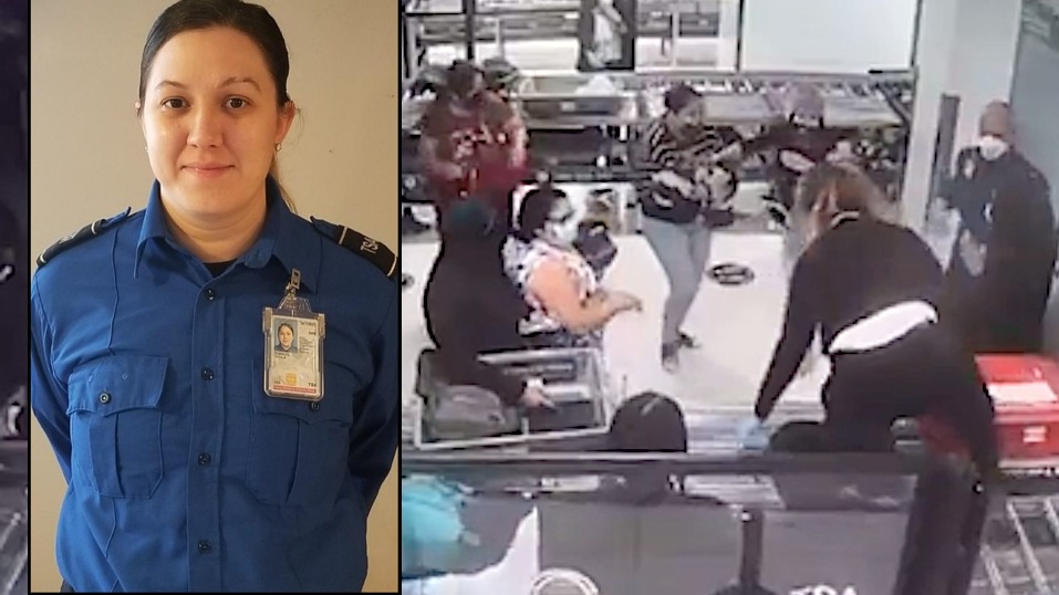 VIDEO: TSA officer rushes to save baby boy who stopped breathing at Newark Airport