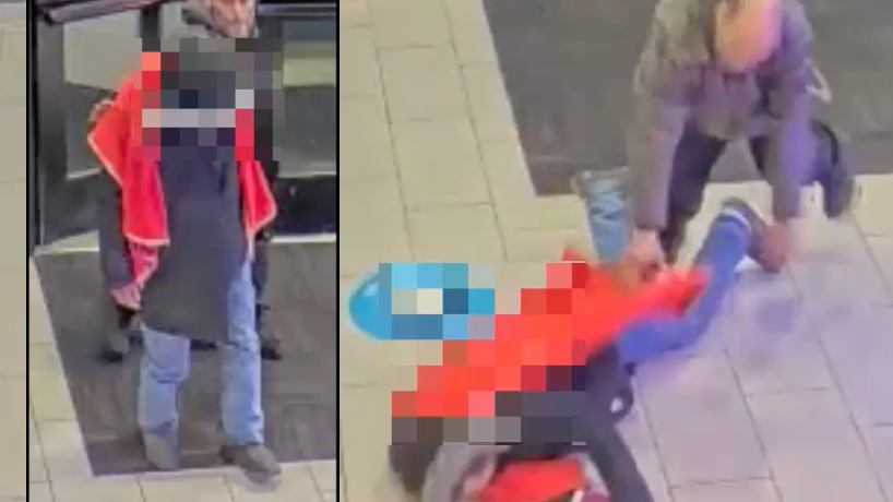 VIDEO: Man, 75, sucker-punched to ground in Manhattan bank, suspect sought