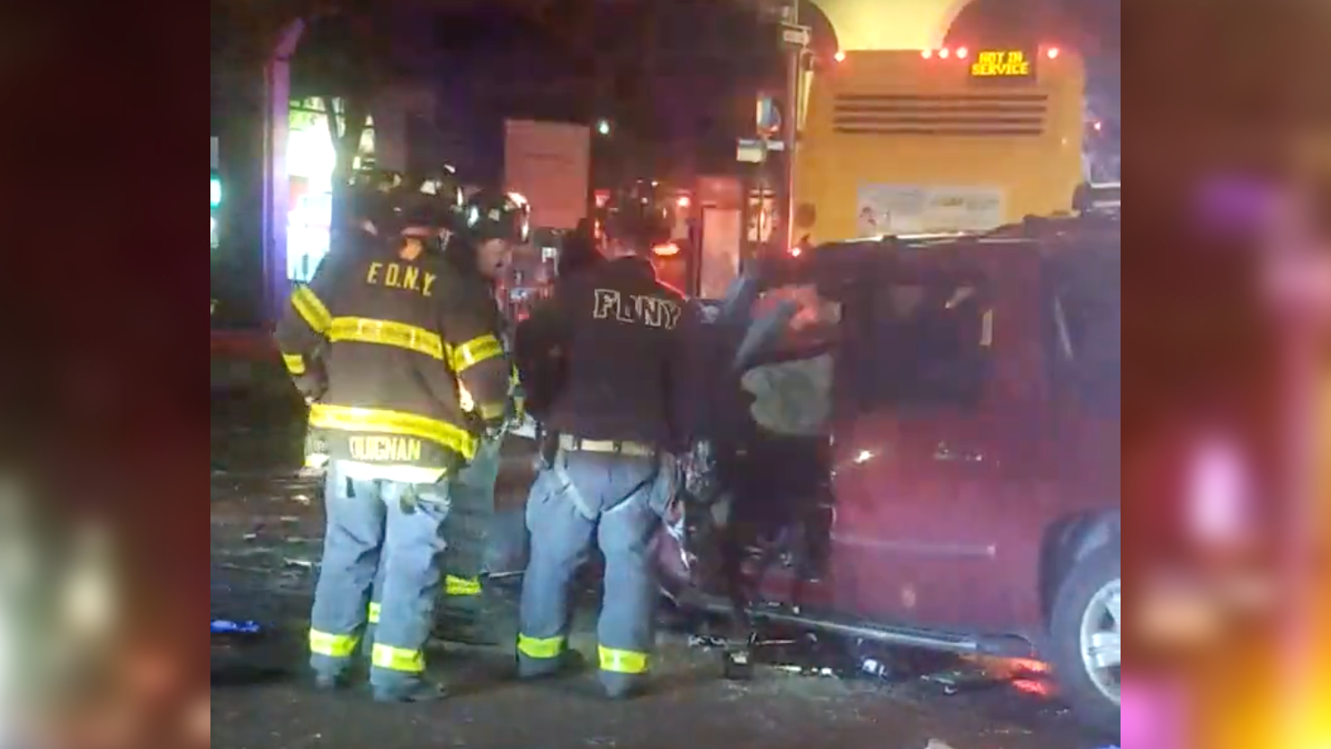 Man critical after rear-ending Bronx MTA bus: officials