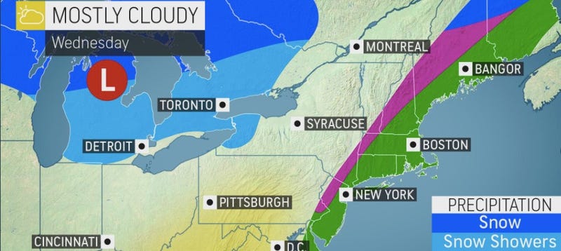 Wednesday forecast