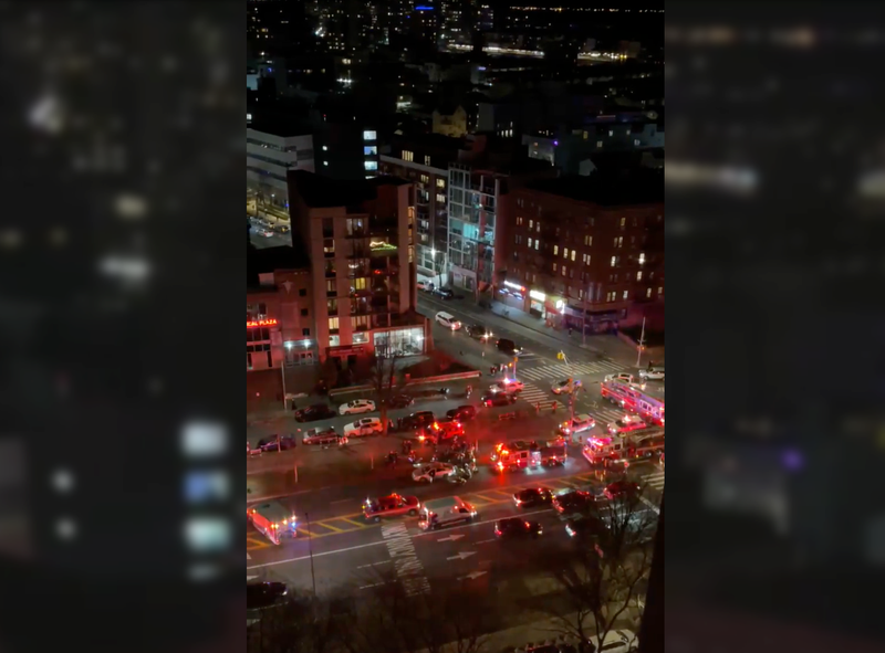 The victim was struck at Ocean Parkway and Neptune Avenue in Coney Island