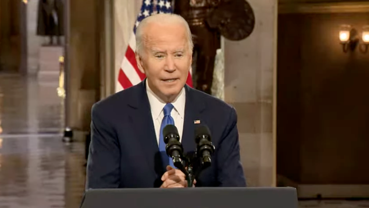WATCH: Biden says 'we the people endure' a year after assault on US Capitol