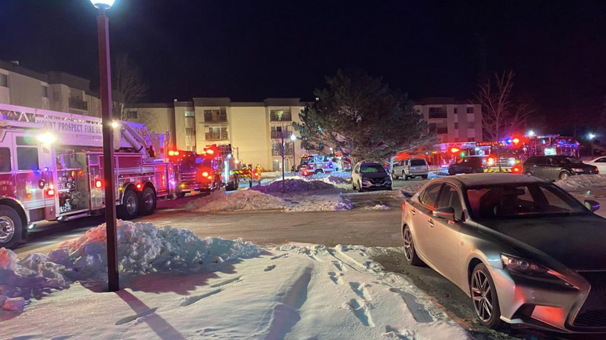 Several people displaced after apartment fire in Arlington Heights; suspect questioned