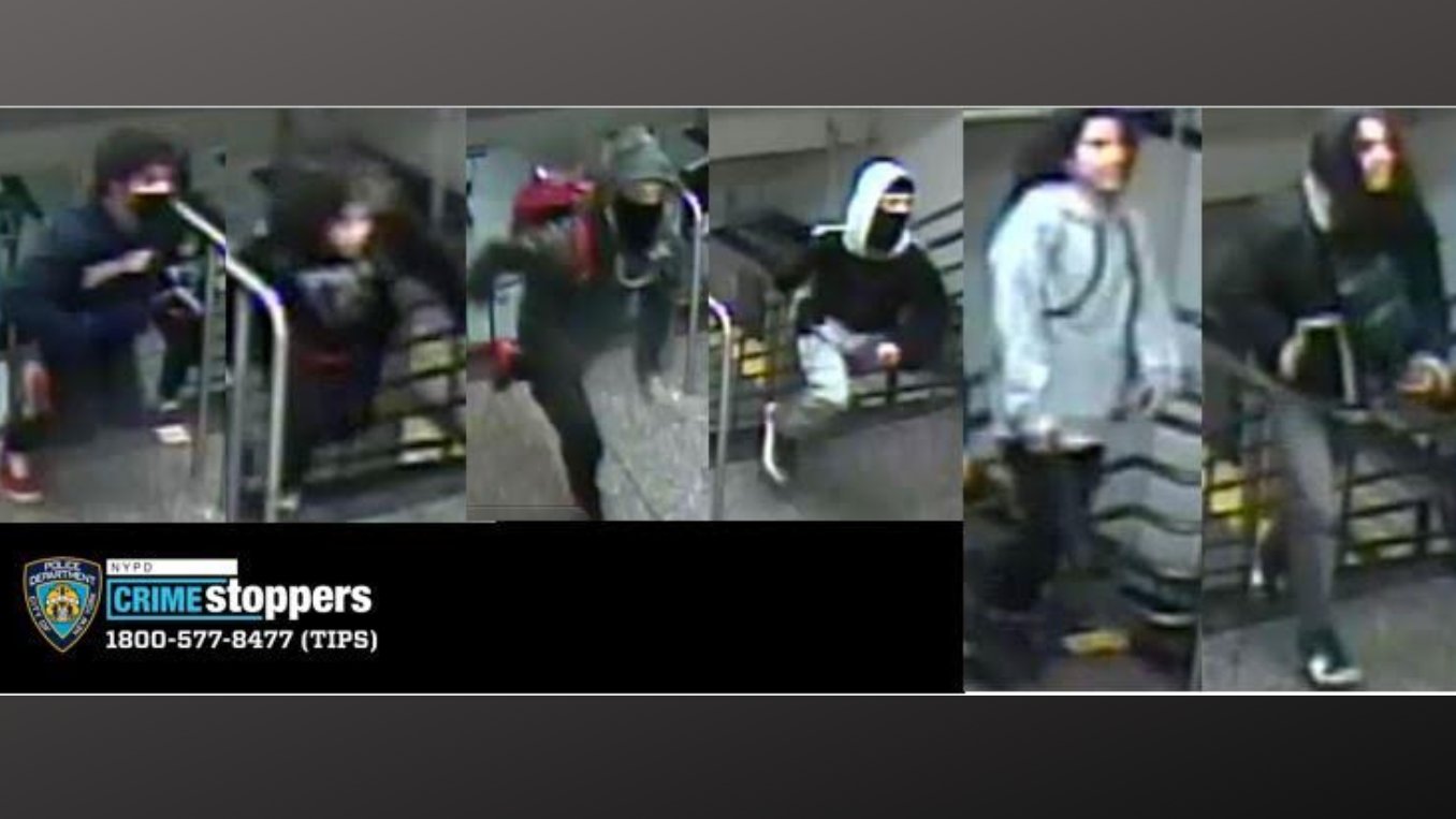 VIDEO: 6 sought after man stabbed during dispute aboard Manhattan D train