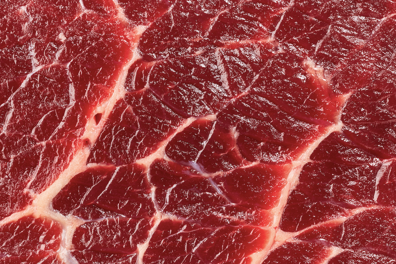 meat marbled closeup