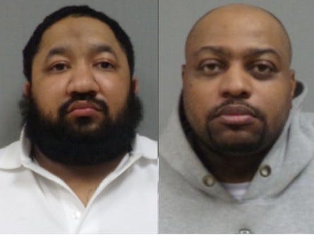 The two suspects arrested in connection to scam calls