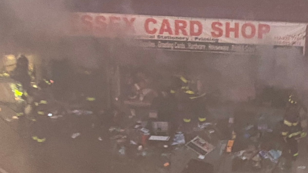 Boy, 13, charged with arson after fire destroys Essex Card Shop: 'Thank God everyone made it out alive!'