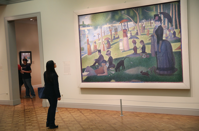 Seurat painting