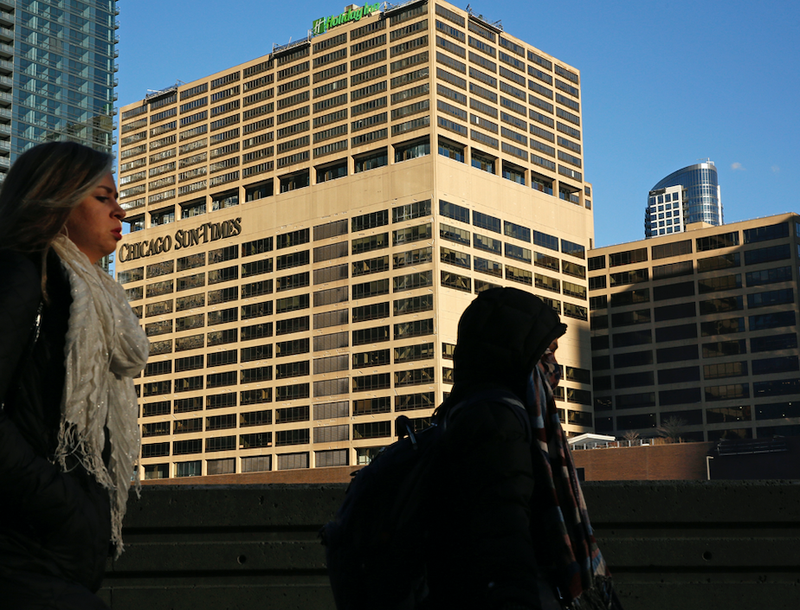 Sun-Times offices in downtown Chicago