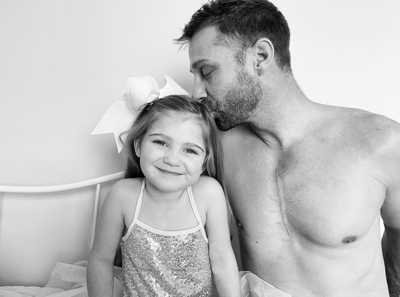Everly Backe and her father, Matt