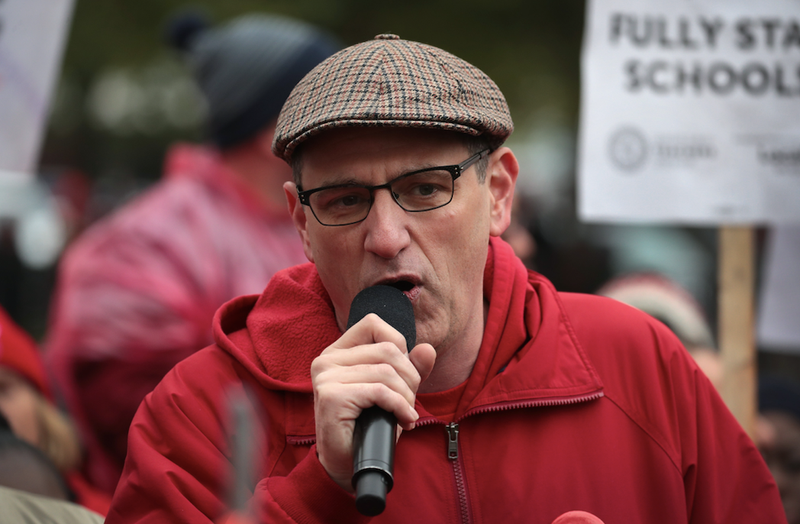 Jesse Sharkey at 2019 rally