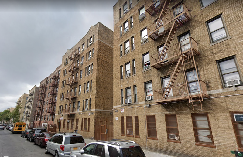 Grand Avenue apartment building where fire broke out