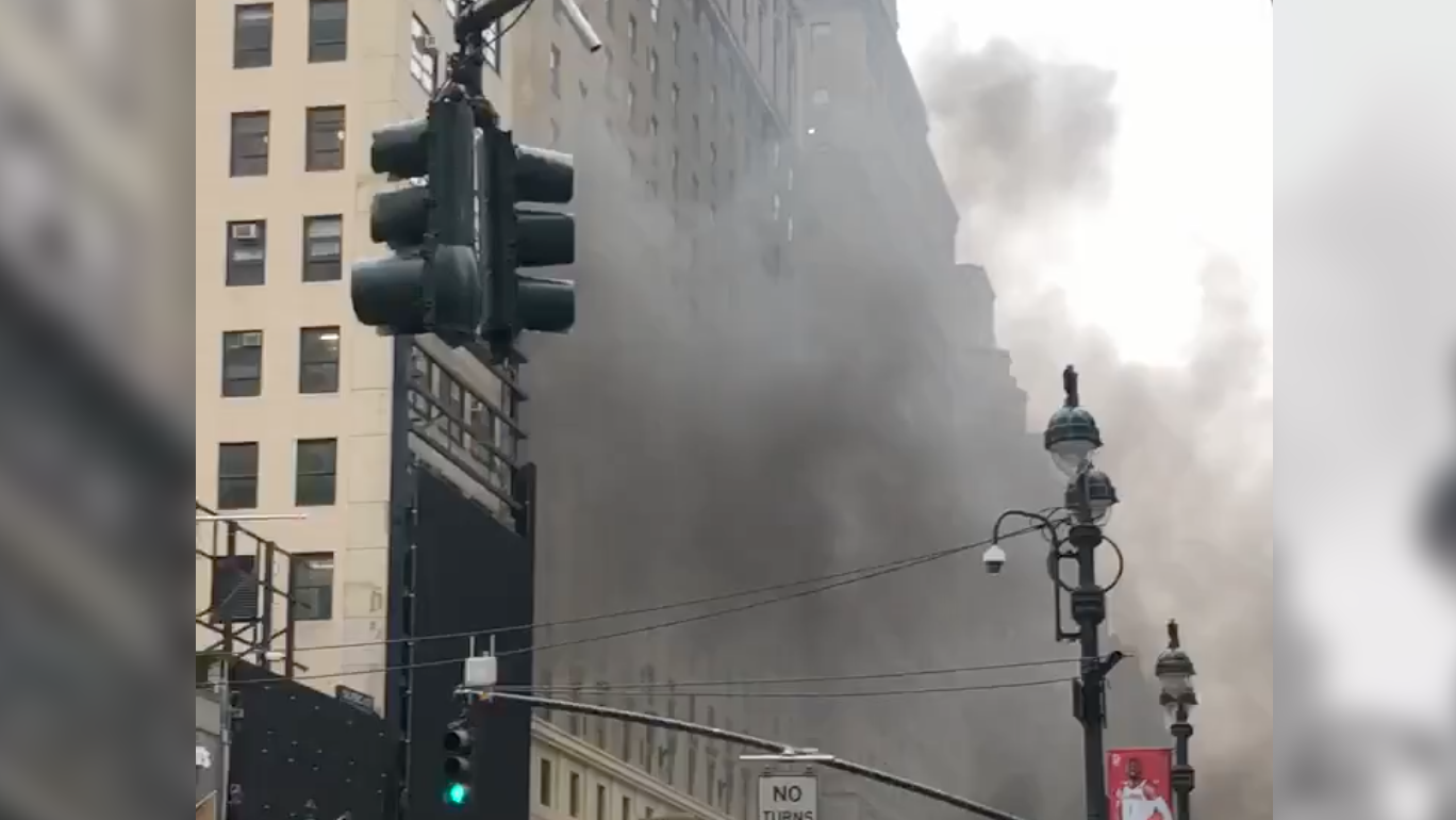 2-alarm fire contained at closed Hotel Pennsylvania; no injuries reported: FDNY