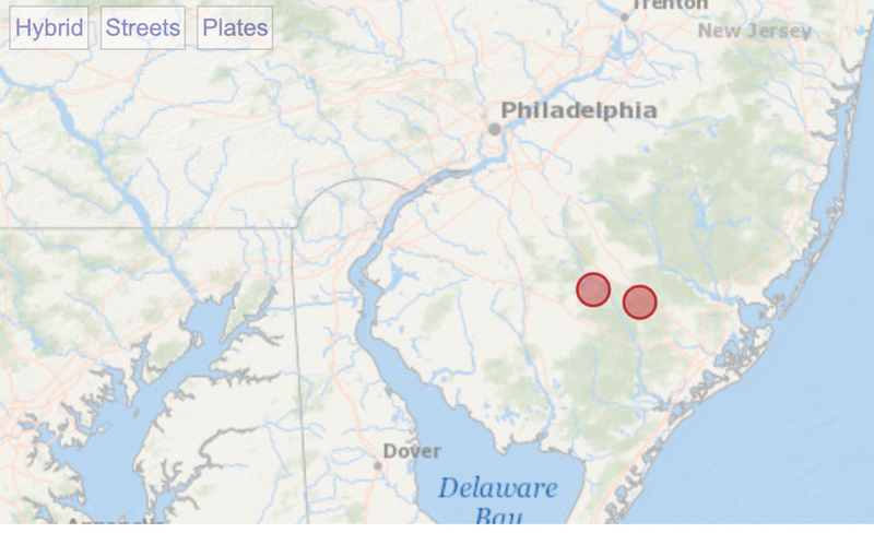 Earthquake reports from valcanodiscovery.com
