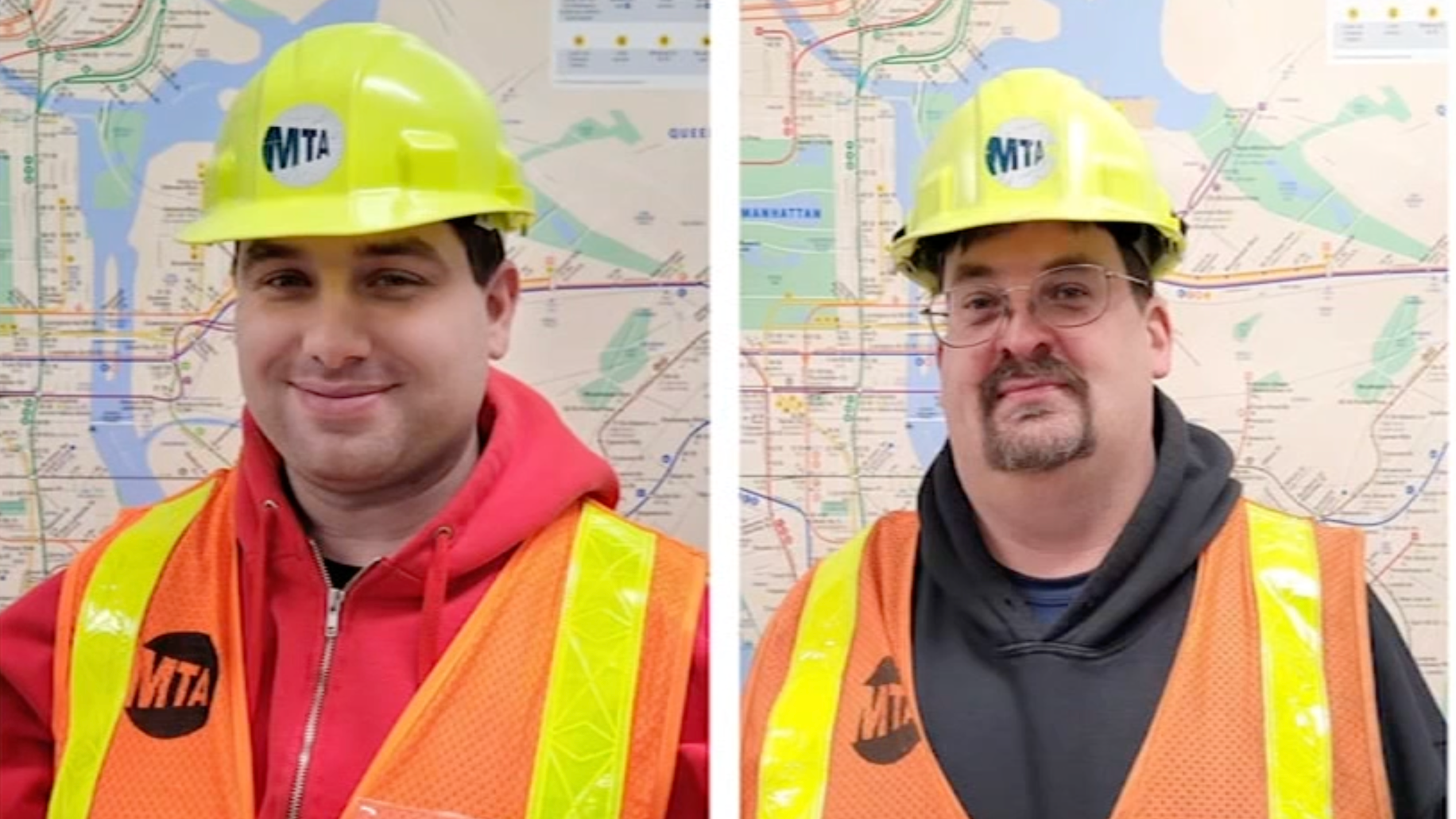 2 MTA workers help save person who fell into subway tracks