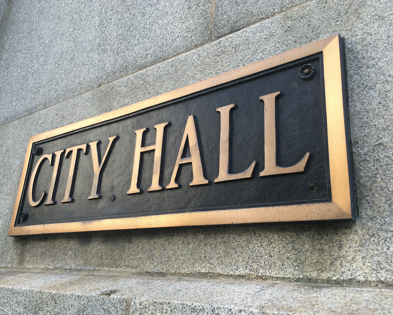 Chicago City Hall marker