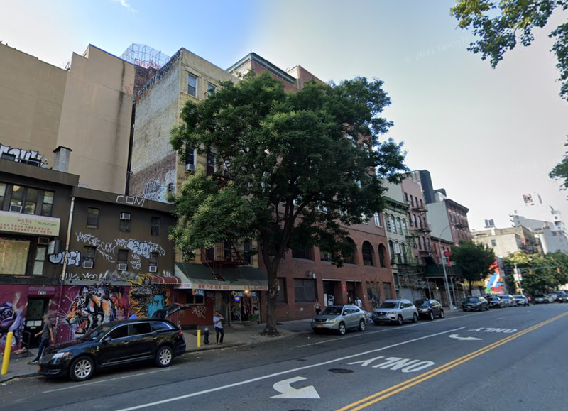 Apartment building where attack took place