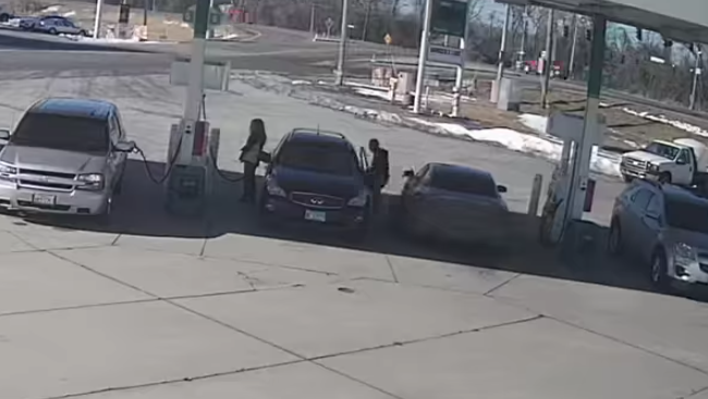CAUGHT ON CAMERA: Vehicle stolen while woman was pumping gas in St. Charles County